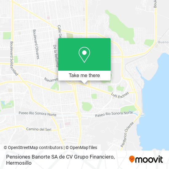 Pensiones Banorte SA de CV Grupo Financiero map