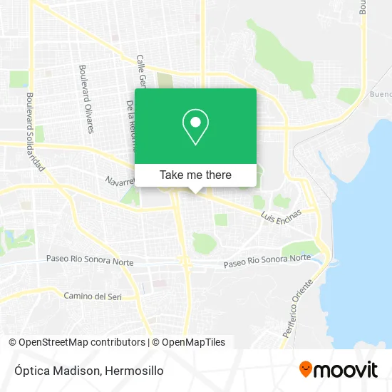 Óptica Madison map