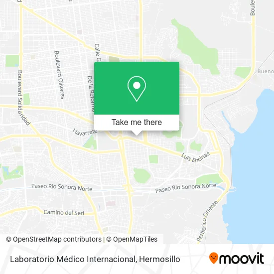 Laboratorio Médico Internacional map