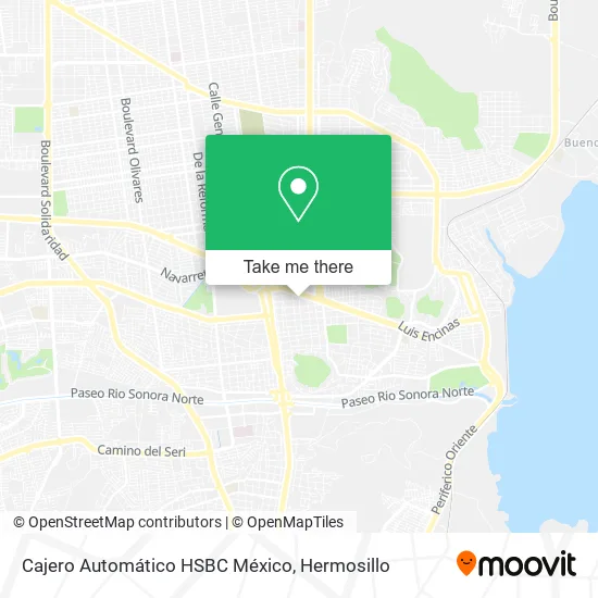 Cajero Automático HSBC México map