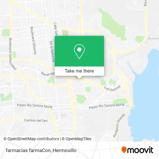 farmacias farmaCon map