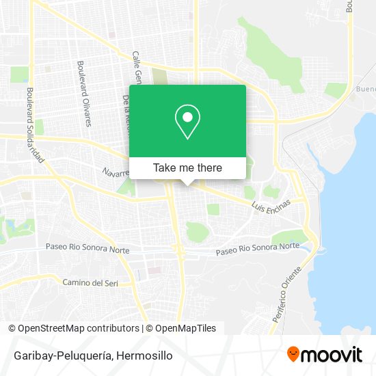 Garibay-Peluquería map