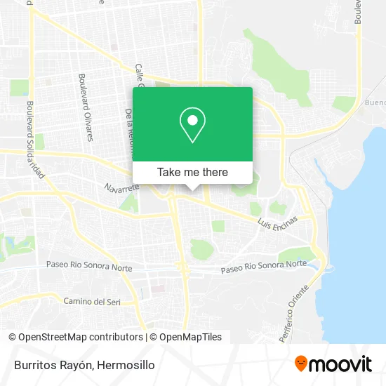 Burritos Rayón map