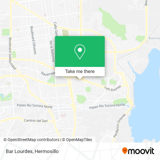 Mapa de Bar Lourdes