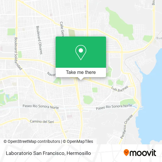 Laboratorio San Francisco map