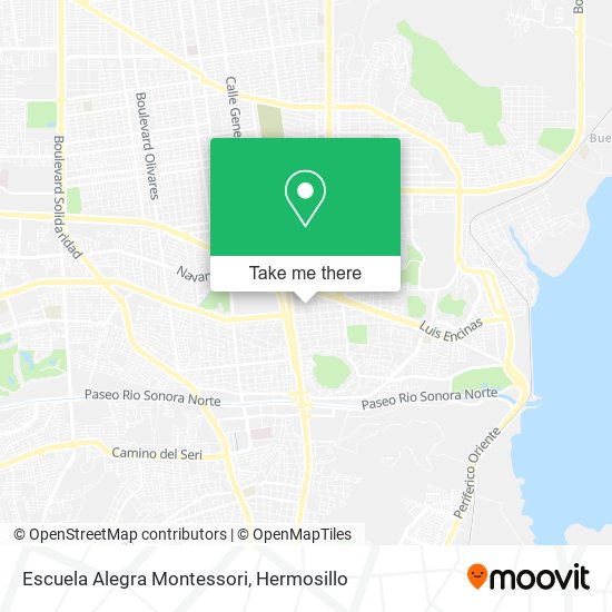 Escuela Alegra Montessori map