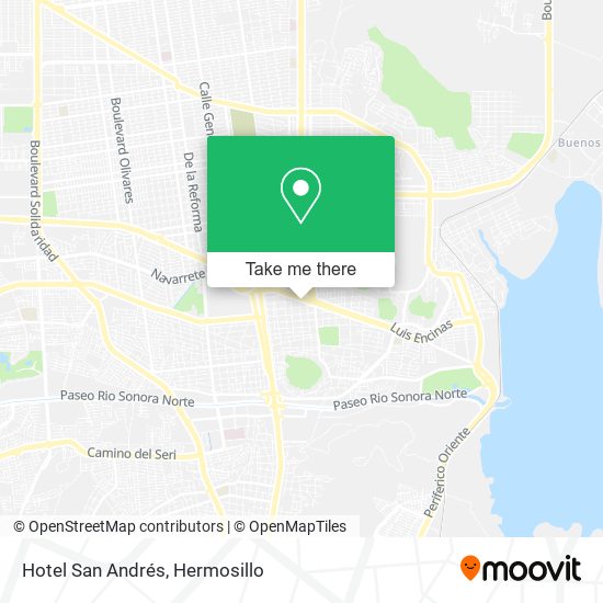 Hotel San Andrés map