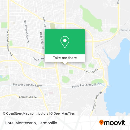 Hotel Montecarlo map