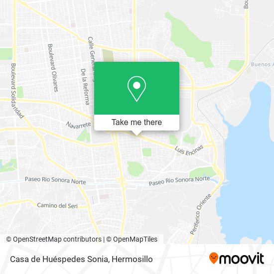 Casa de Huéspedes Sonia map