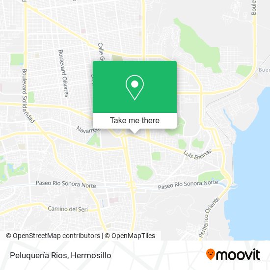 Mapa de Peluquería Rios