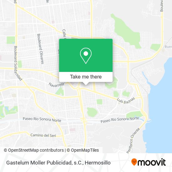 Gastelum Moller Publicidad, s.C. map