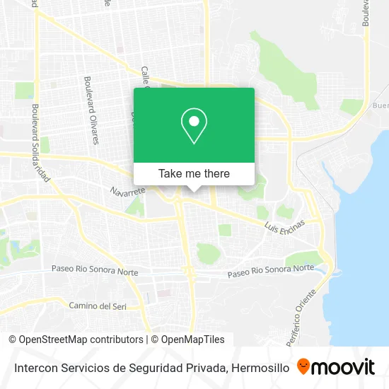 Intercon Servicios de Seguridad Privada map