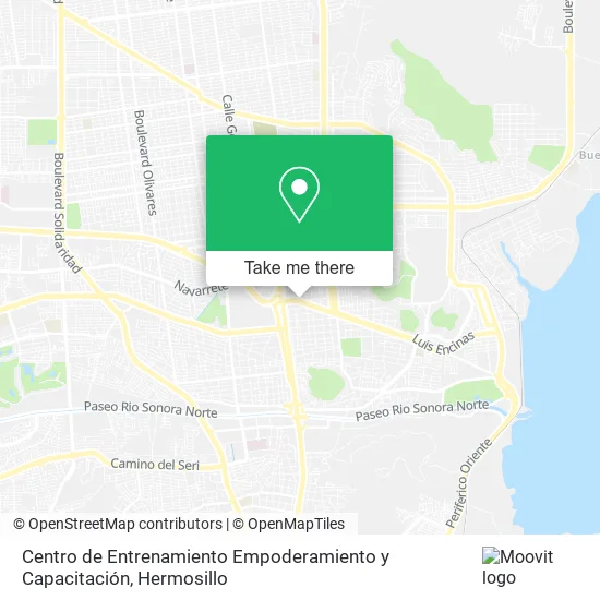 Centro de Entrenamiento Empoderamiento y Capacitación map