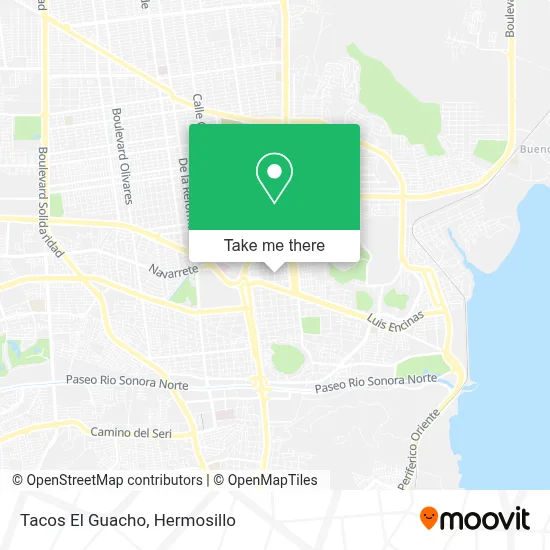Tacos El Guacho map