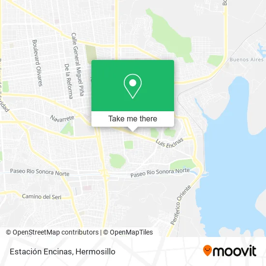 Estación Encinas map