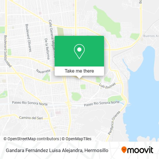 Gandara Fernández Luisa Alejandra map