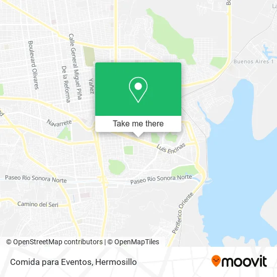 Comida para Eventos map