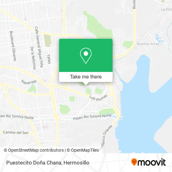 Puestecito Doña Chana map