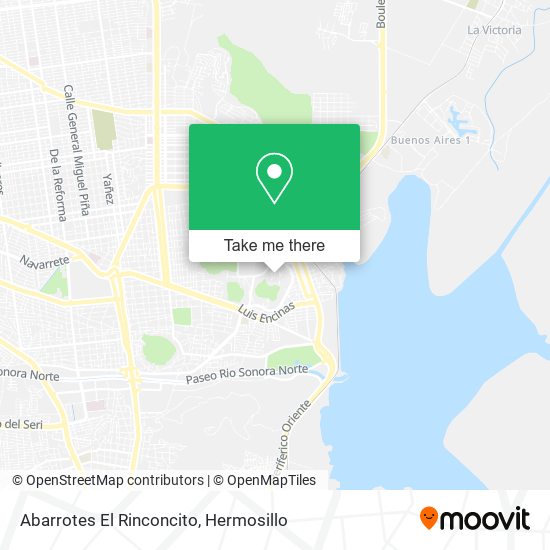 Mapa de Abarrotes El Rinconcito