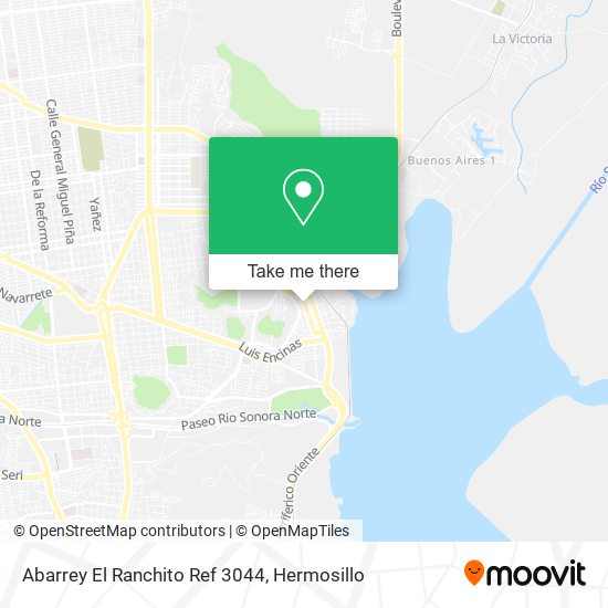 Abarrey El Ranchito Ref 3044 map