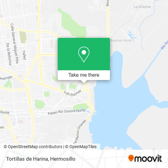 Mapa de Tortillas de Harina