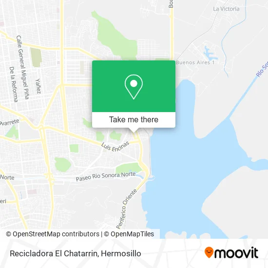 Recicladora El Chatarrin map