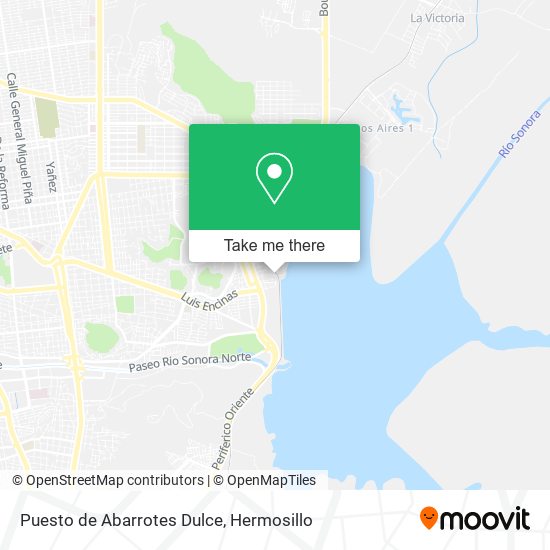 Puesto de Abarrotes Dulce map