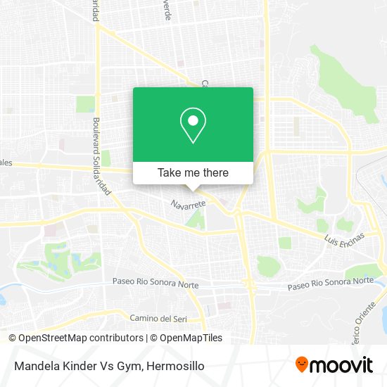 Mandela Kinder Vs Gym map