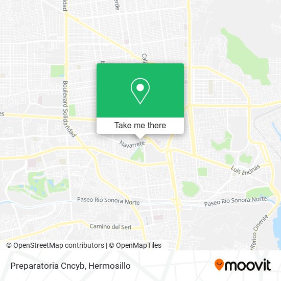 Mapa de Preparatoria Cncyb