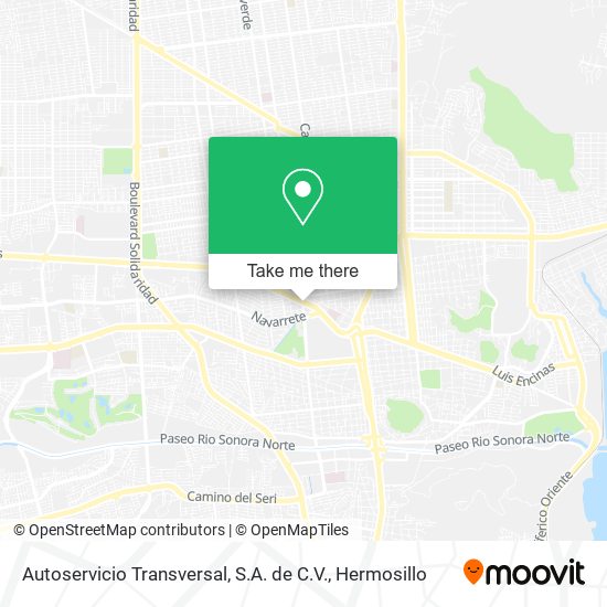 Autoservicio Transversal, S.A. de C.V. map