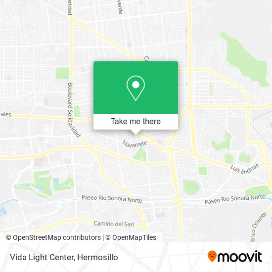 Vida Light Center map