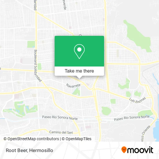 Root Beer map