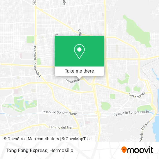 Tong Fang Express map
