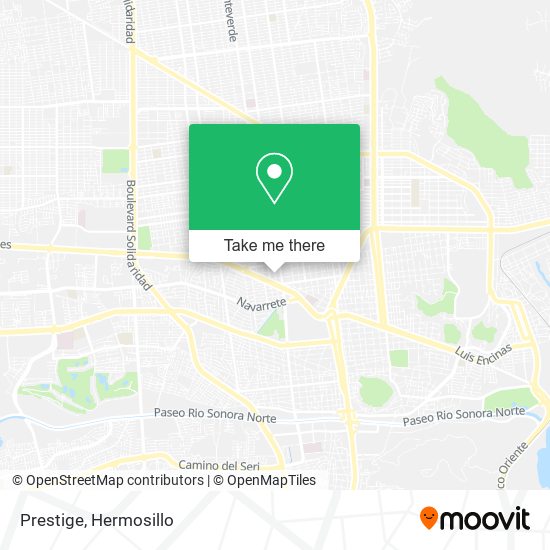 Mapa de Prestige