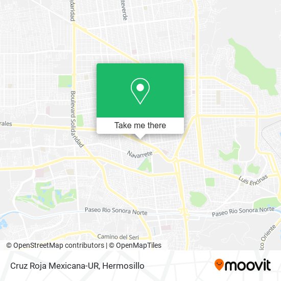 Cruz Roja Mexicana-UR map