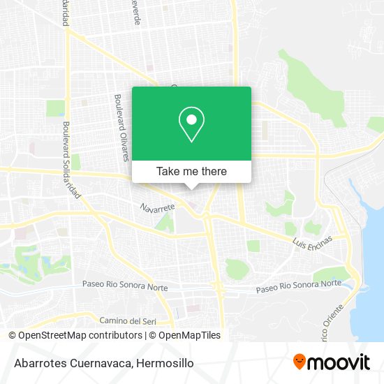 Mapa de Abarrotes Cuernavaca