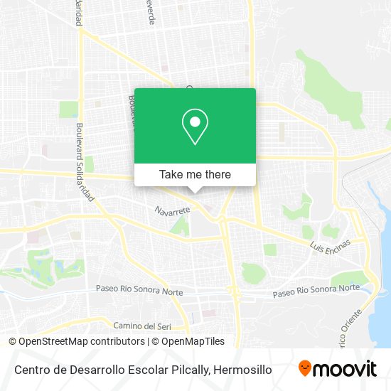 Centro de Desarrollo Escolar Pilcally map