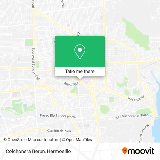 Colchonera Berun map