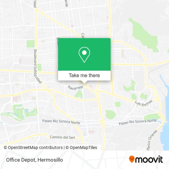 Mapa de Office Depot