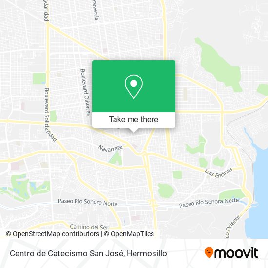 Centro de Catecismo San José map