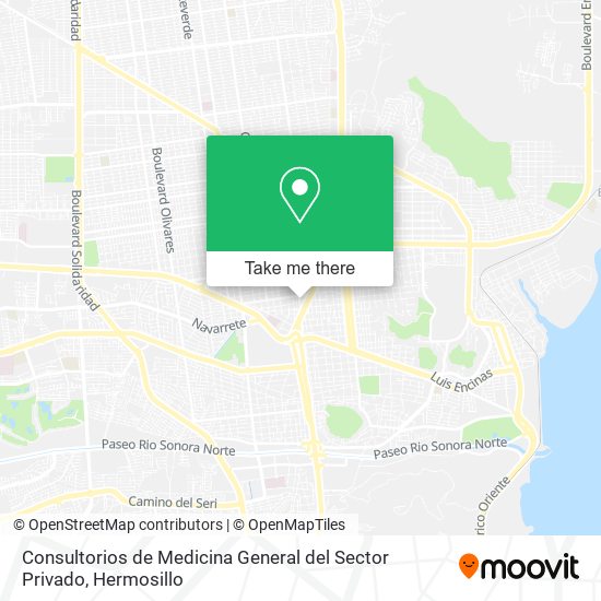 Consultorios de Medicina General del Sector Privado map