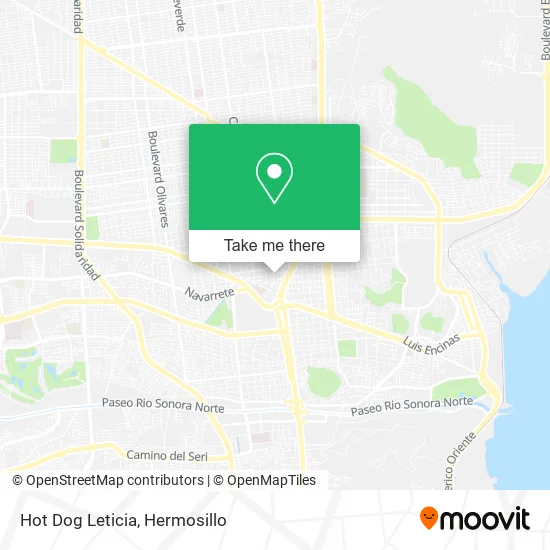 Hot Dog Leticia map