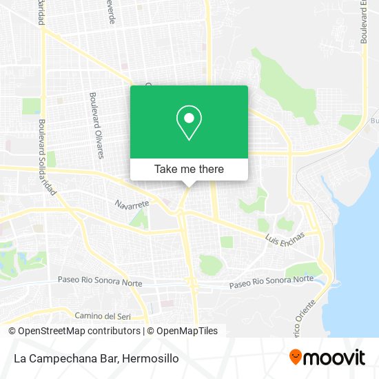 Mapa de La Campechana Bar
