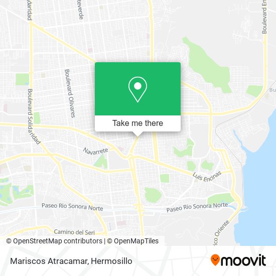 Mapa de Mariscos Atracamar