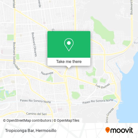 Mapa de Tropiconga Bar