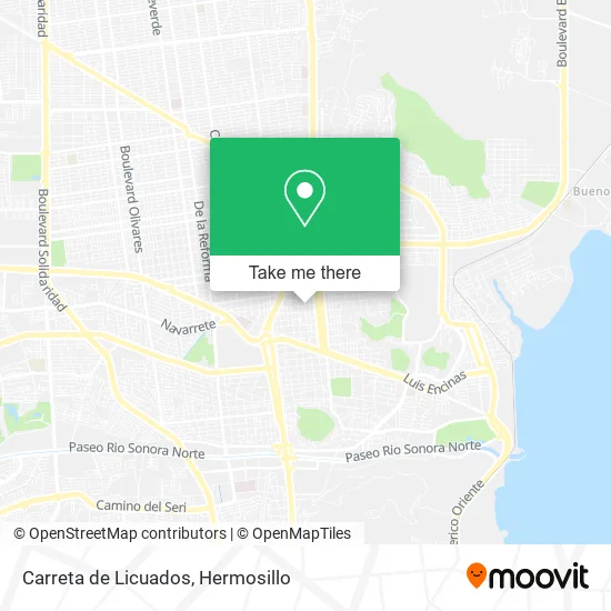 Carreta de Licuados map