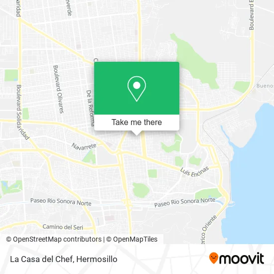 Mapa de La Casa del Chef