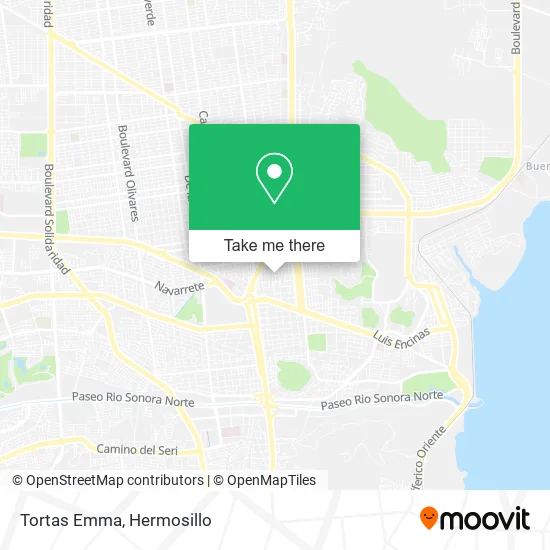 Tortas Emma map