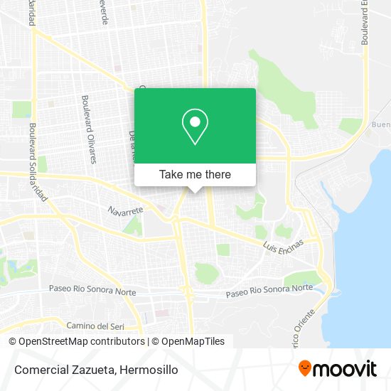 Comercial Zazueta map