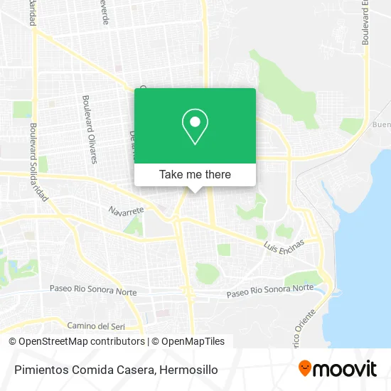 Pimientos Comida Casera map